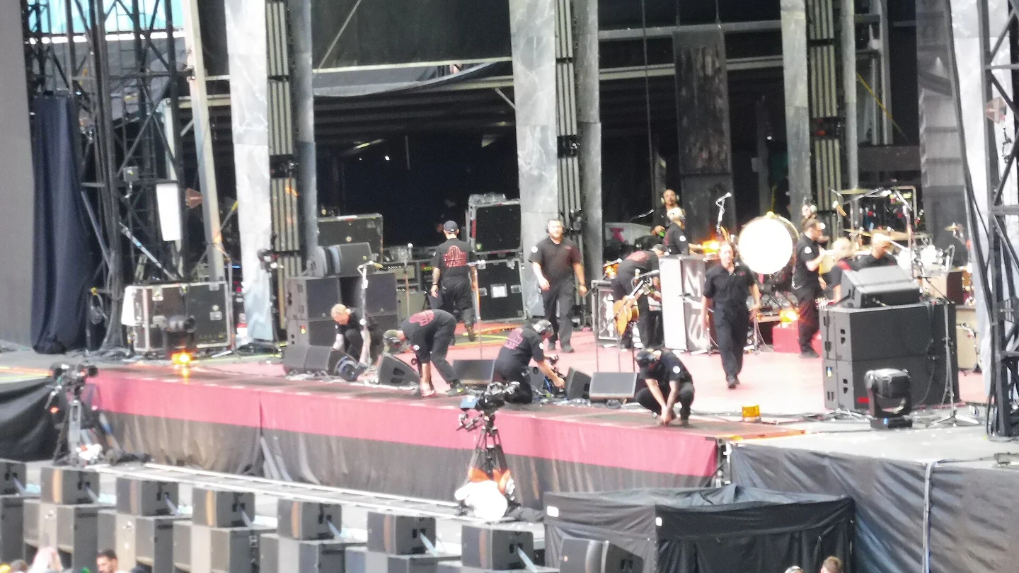 Event Staging & Risers at a live event